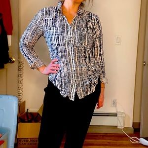 Anthropologie Printed Buttondown (8)